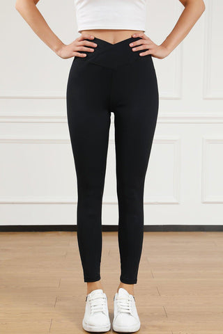 Black Arched Waist Seamless Active Leggings - Rebel Chics