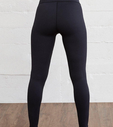 Black Arched Waist Seamless Active Leggings - Rebel Chics