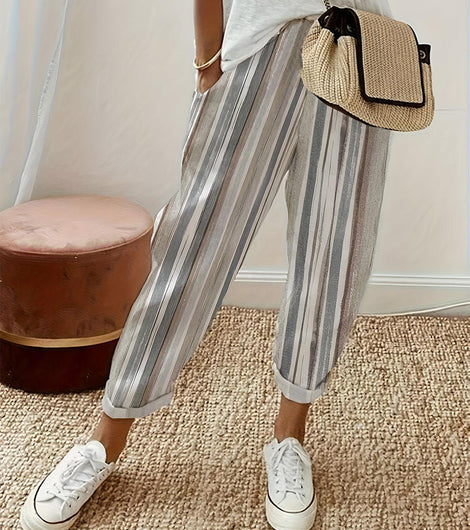 Striped Pants with Pockets - Rebel Chics