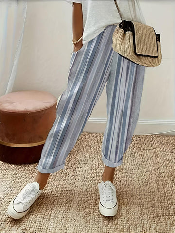 Striped Pants with Pockets - Rebel Chics