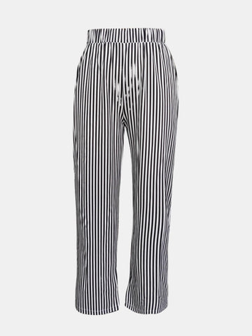 Striped Pants with Pockets - Rebel Chics