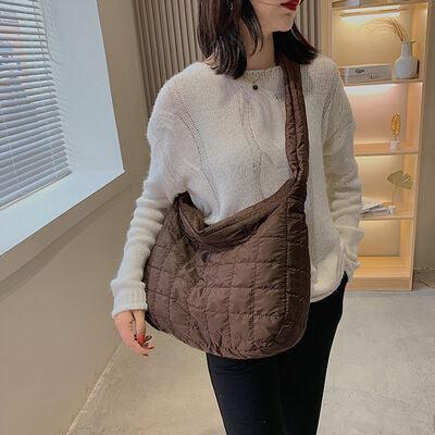 Large Quilted Shoulder Bag - Rebel Chics