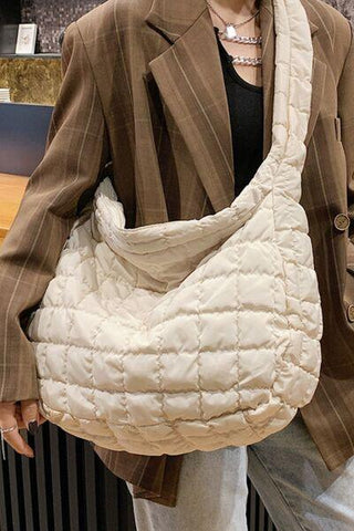 Large Quilted Shoulder Bag - Rebel Chics