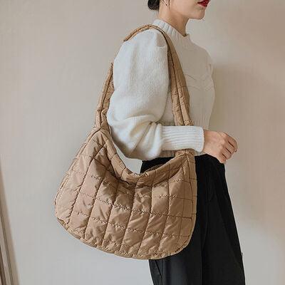 Large Quilted Shoulder Bag - Rebel Chics