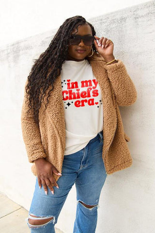 Simply Love Full Size IN MY CHIEFS ERA Short Sleeve T-Shirt - Rebel Chics